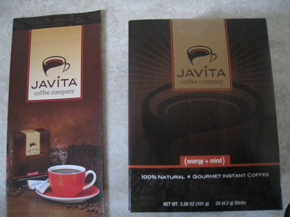 Javita (energy + mind) Gourmet Instant Coffee (Single Kit - 1 box) N2