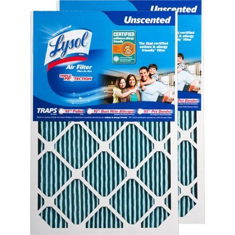 Lysol Air Filter Triple Protection 12 x 36 x 1 in. - Pack of 2