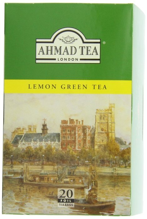 Ahmad Tea Lemon Green Tea, 20-Count Boxes (Pack of 6)
