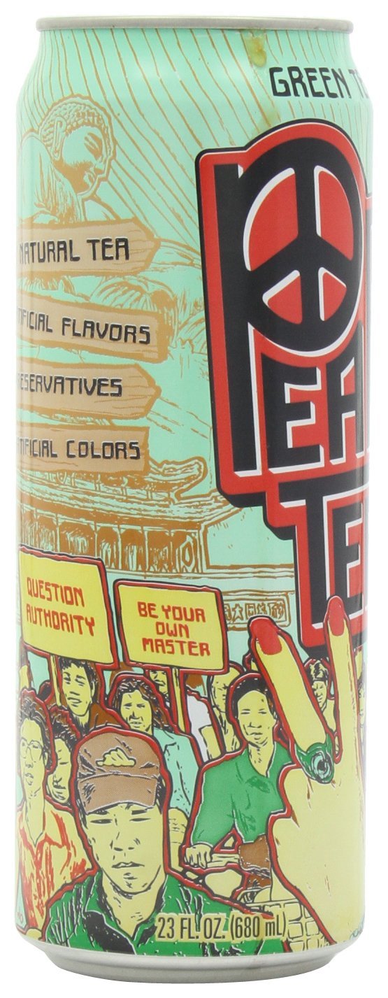 Peace Tea, Caddy Shack Tea + Lemonade, 23 Ounce (Pack of 12) N24 free
