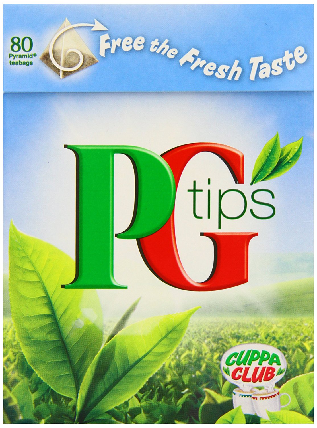 PG Tips Black Tea, Pyramid Tea Bags, 80-Count Boxes (Pack Of 4) Free ...