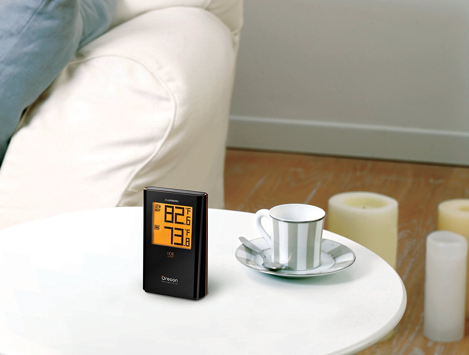 Oregon Scientific EW91 Wireless Indoor/Outdoor Thermometer with Ice