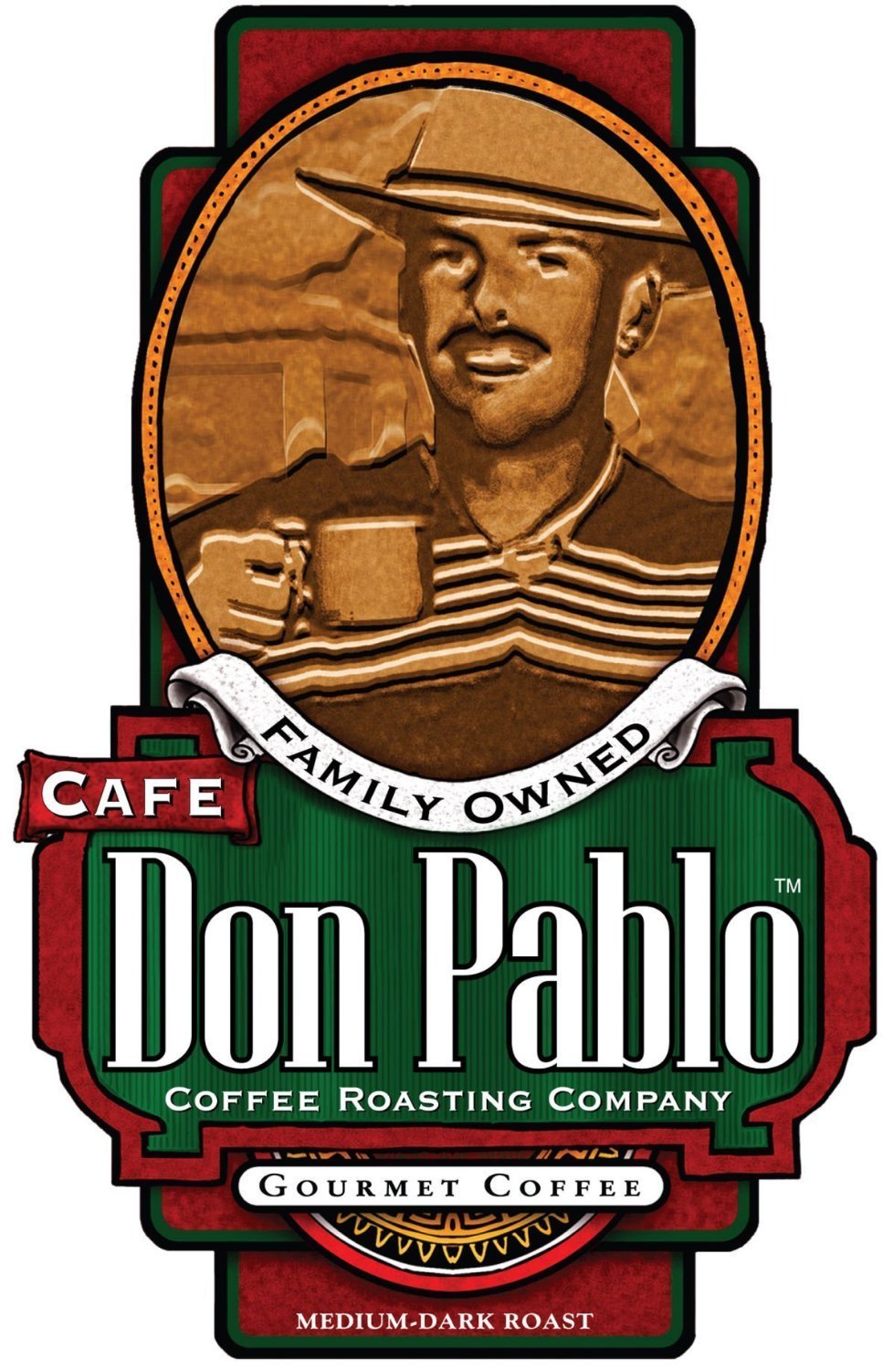 2LB Cafe Don Pablo Gourmet Coffee Signature Blend - Medium-Dark Roast ...