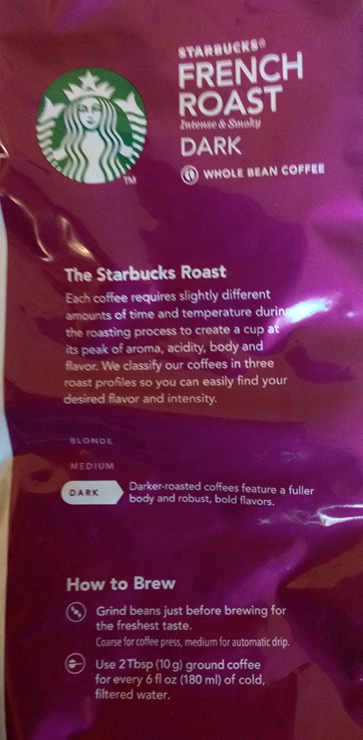 Starbucks French Roast Whole Bean Coffee, 2Pound N4 free image download