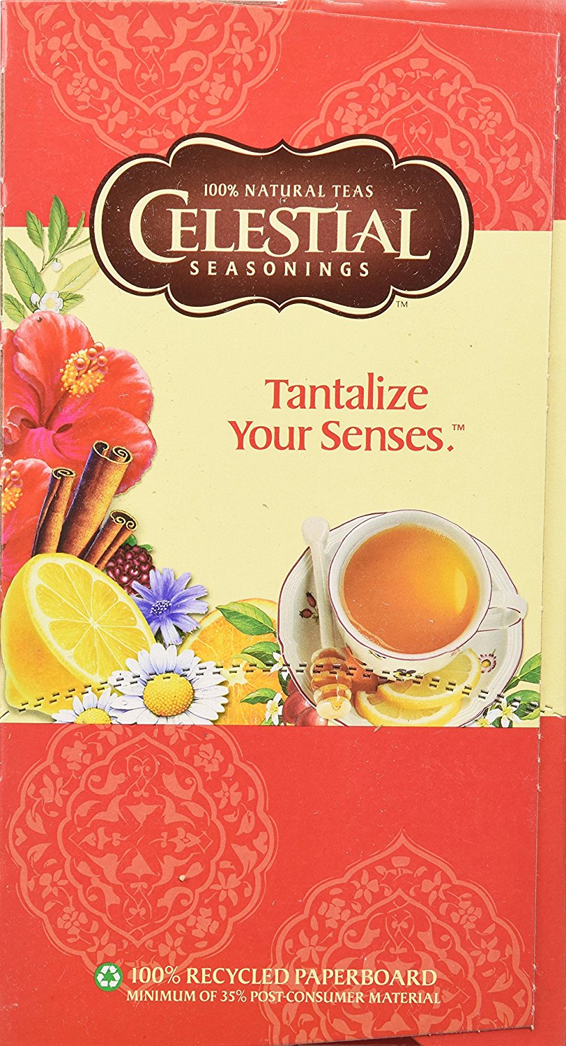 Celestial Seasonings Mandarin Orange Spice Herbal Tea, KCup Portion