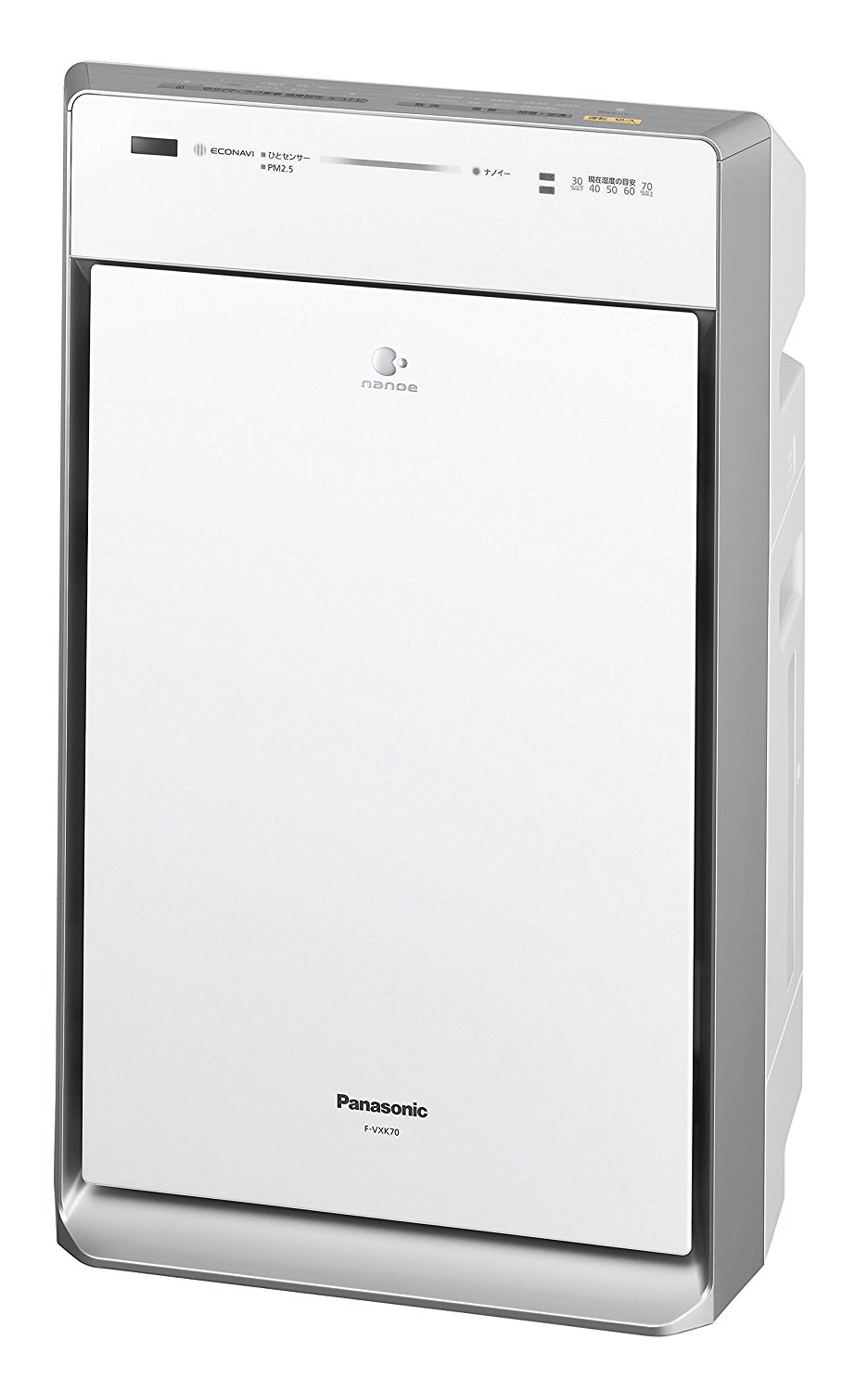 Panasonic ECONAVI × Nanoi humidified air cleaner white FVXK70W free