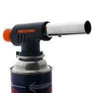 Multipurpose Durable Flame Adjustable Butane Torch Head Attachment for Kitchen Culinary Hookah Torch N2