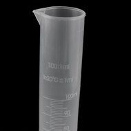 uxcell Plastic Lab Measuring Graduated Cylinders Beakers 100ml 4pcs Clear