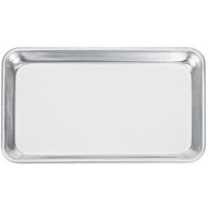 Happypinto Aluminum Mini Sheet Pans/Bun Pans, 1/8 Eighth size, 6"x10" (2)