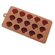 JLHua Mini Shell Shape Silicone Ice Cube / Chocolate Mold 15-cavity