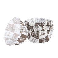Crystallove 600pcs Random Colorful Paper Cupcake Liners Muffin Cups Baking Wrappers (Top Size2.5"x600pcs) N23