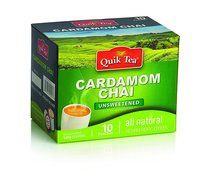 Chai Tea Latte - Cardamom Spiced Tea 40 Latte Tea Pouches By QuikTea N6