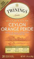 Twinings of London Ceylon Orange Pekoe Tea (Box of 20) N2