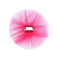 Hortense B Hewitt Tulle Flower Decorations, 5 Count, Purple N3