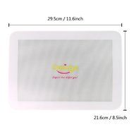 Delidge Professional Non-stick Silicone Baking Mat Quarter Sheet, White