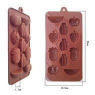 Silicone Chocolate Mould DIY Fruit Shape Cake Mold Silica Gel Soap Mould