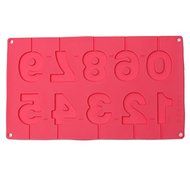 "DIY Numbers Lollipop Mold Chocolate Cake Silicone Fondant Mould" shopping N4