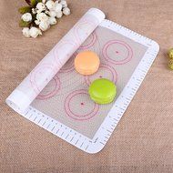 Delidge Professional Non-stick Silicone Baking Mat Quarter Sheet, White N5