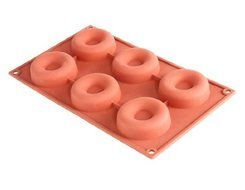 Creative Donut Shape Silicone Cake Chocolate Mold Tray N2