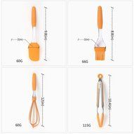PNBB Silicone Baking Tools Set of 4 Yellow N4