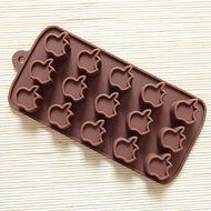 Longzang 15 cavity Apple Silicone mold Cake / Chocolate molds Baking mould