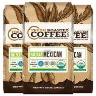 Mexican Half Caf Organic, Whole Bean, Fresh Roasted Coffee LLC (2 Lb.) N3