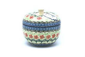 Polish Pottery Apple Baker - Large - Maraschino