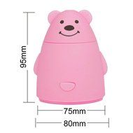 Kasstino Panda LED Essential Oil Aroma Diffuser Ultrasonic Air Humidifier Aroma Purifier (White)