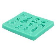 Essential Romantic and warm 3D Christmas Snowflake Silicone Fondant Cake Molds N2