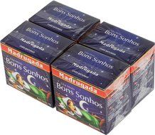 Passion Fruit Tea 10 tea bags - Ch&aacute; de Maracuj&aacute; 10 sach&ecirc;s - Madrugada - 0.5oz (15g) GLUTEN FREE - (PACK OF 04) N15