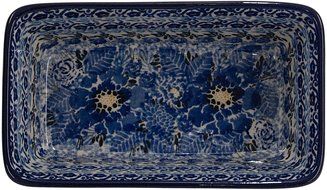 New Polish Pottery Unikat MINI LOAF PAN Boleslawiec CA Pattern U4416 Stoneware N2