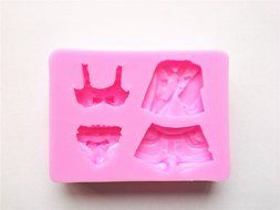 Wocuz W0402 Christmas Knitted Sock Candy Making Silicone Mold Cake Decoration Mould Fondant Chocolate Small Pastry... N3