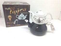 3 Pieces Tea Kettle Set-Family Size,Enamel,Stove Top,First One