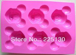 Mickey Mouse Silicone Cake Muffin Molds Cupcake Pan Soap N11