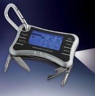 Weather Station Key Chain with Multi Tools