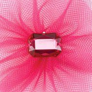 Hortense B Hewitt Tulle Flower Decorations, 5 Count, Purple N10