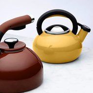 Circulon Teakettles Sunrise Whistling Teakettle, 1 1/2-Quart, Navy Blue N28