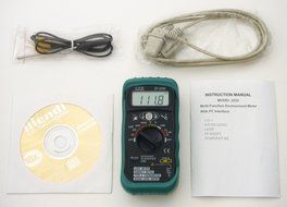 Ruby Electronics DT-2232 4-in-1 Digital Thermometer Light Humidity Sound Meter RS-232 Serial Port N2