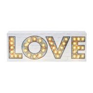 Talking Tables Party Illuminations Love Sign with 40 Led Lights, Multicolor