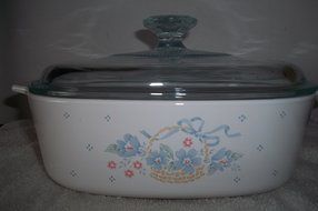 Country Cornflower A-2-B 2 Liter Casserole Dish With Lid