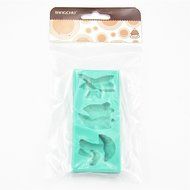 TANGCHU Soft Silicone Cake Mold Vegetable Shape 4.56*2*0.63inch Green N4