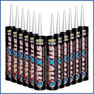 12 x Clear Everbuild Stixall MS Polymer Grab Sealant Adhesive - 290ml by Everbuild