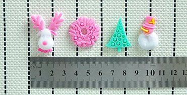 WilsonBaking Love Collection - Christmas Tree Decor Mold Decorations Silicone Mold Silicone Fondant Lace Molds... N2