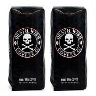 Death Wish Organic USDA Certified Whole Bean Coffee, 16 Ounce Bag N4