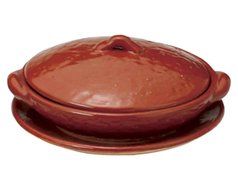 Akaraku for 1-2 persons 5.9inch Donabe Japanese Hot pot Brown Ceramic Made in Japan