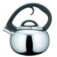 2qt Stainless Steel Whistling Teakettle (Polished/Traditional) N3