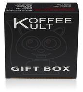 Koffee Kult Coffee Holiday Gift Basket - Variety of 3 Whole Bean Coffee - Dark Roast - Medium Roast - Harrar Coffees N10