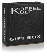 Koffee Kult Coffee Holiday Gift Basket - Variety of 3 Whole Bean Coffee - Dark Roast - Medium Roast - Harrar Coffees N11