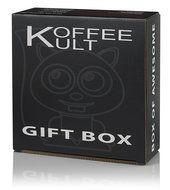 Koffee Kult Coffee Holiday Gift Basket - Variety of 3 Whole Bean Coffee - Dark Roast - Medium Roast - Harrar Coffees N12