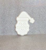 Tupperware Cookie Cutter Christmas Santa Claus St Nicholas White N2